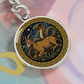 Snake & Goat Keychain - Couples Chinese Zodiac Animal Pendant Jewelry