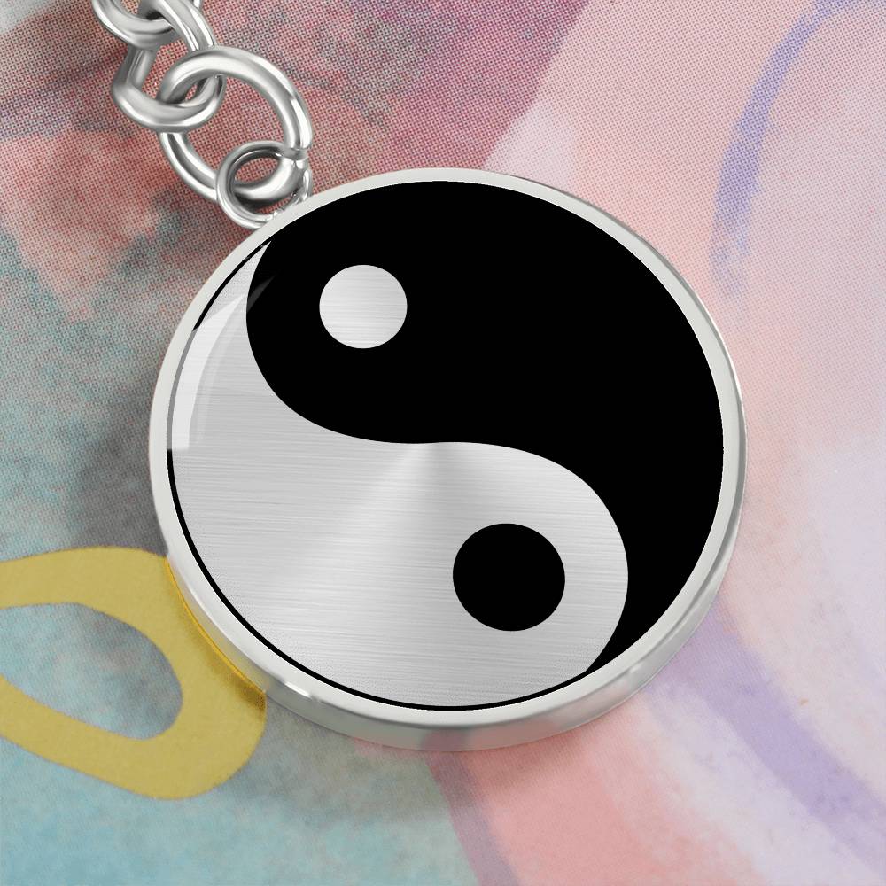 Yin Yang Keychain