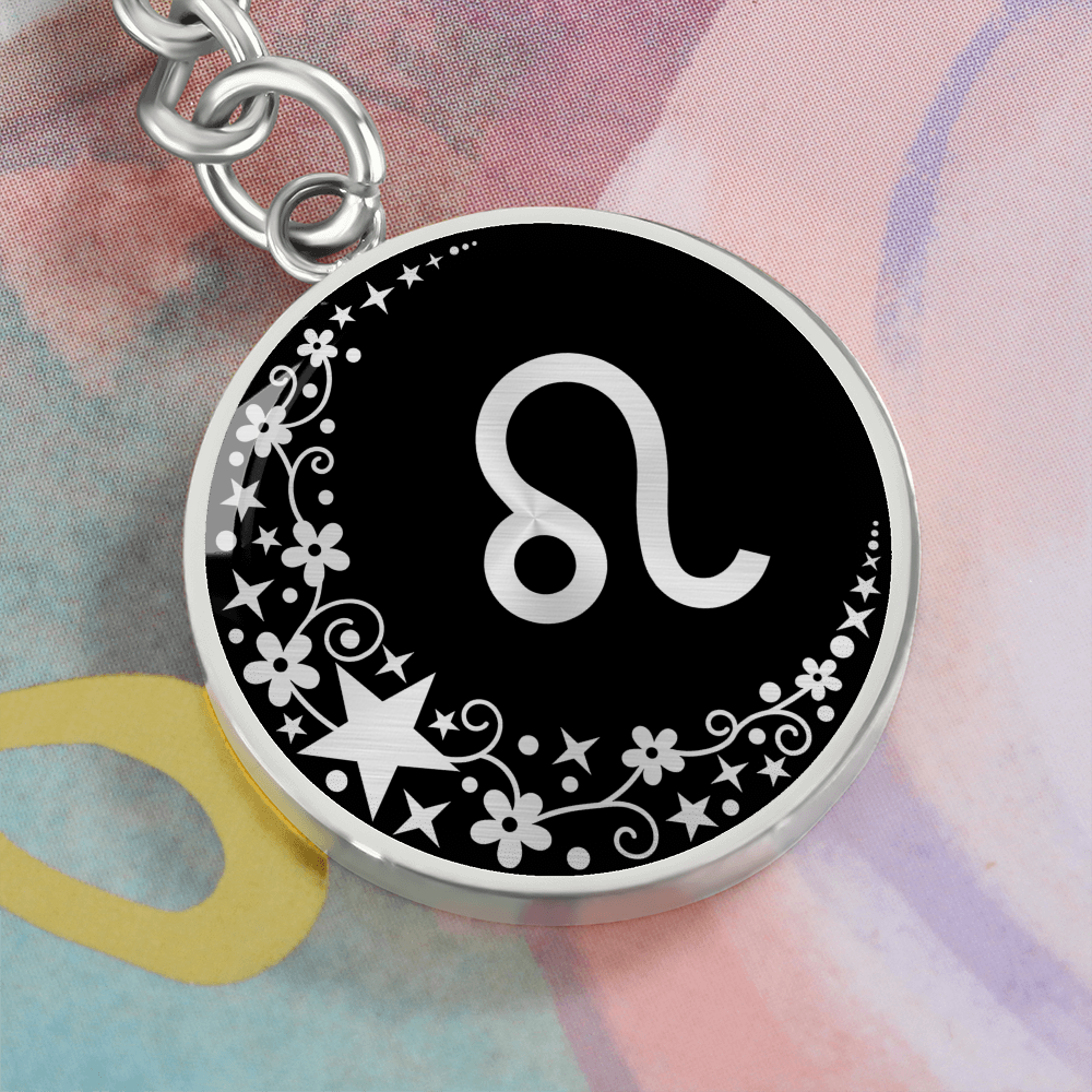 Leo Zodiac Keychain