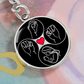 Mom Sign Language Keychain