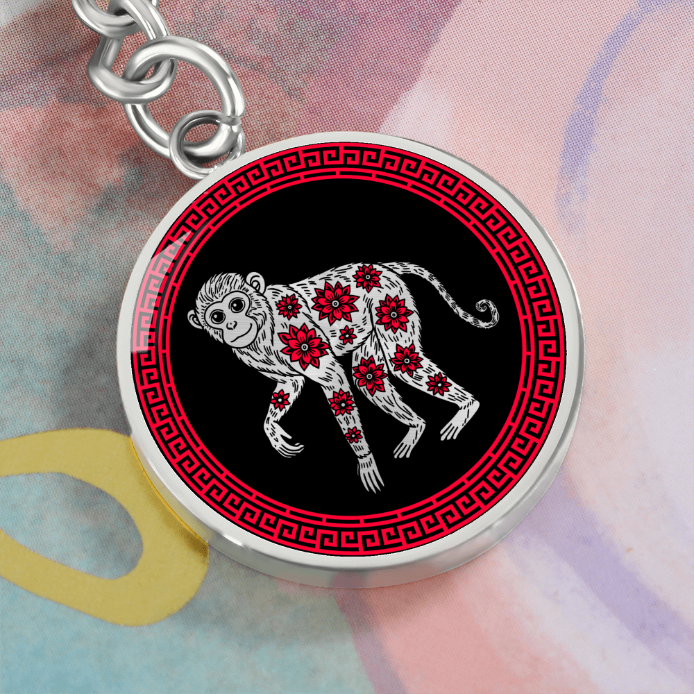 Monkey Keychain Chinese Zodiac Jewelry