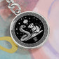 Rat and Snake Keychain