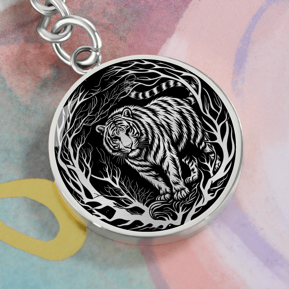 Tiger Keychain - Forest Charm Pendant Jewelry
