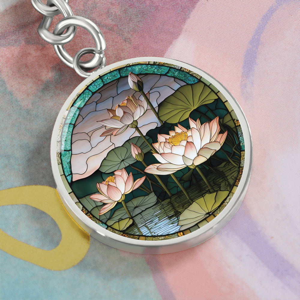 Water Lily Keychain