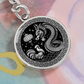 Rooster and Dragon Keychain