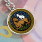 Goat and Horse Keychain - Couples Chinese Zodiac Animal Pendant Jewelry