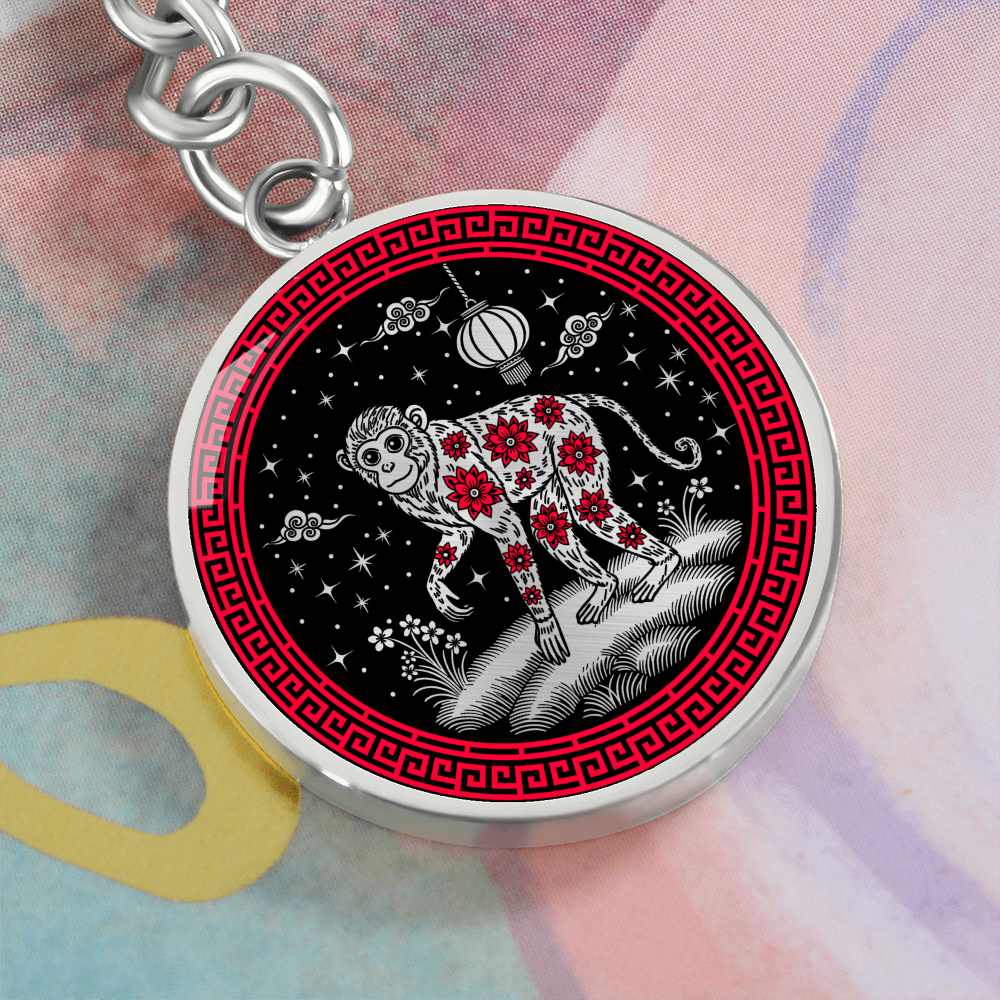 Monkey Keychain Chinese Zodiac Jewelry