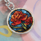 Carnation Keychain