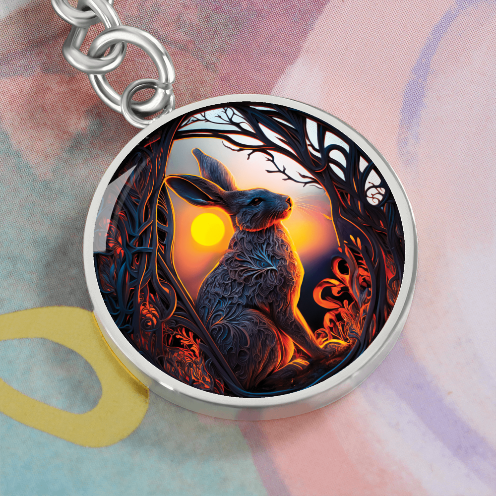 Rabbit Keychain - Chinese Zodiac Animal Pendant Jewelry