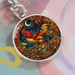 Year of The Rooster Keychain - Chinese Zodiac Animal Charm Pendant Jewelry