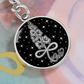 Infinity Gladiolus Keychain