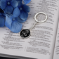 Infinity Rose Keychain