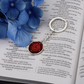 Red Celtic Knot Keychain - Romantic Pendant Jewelry