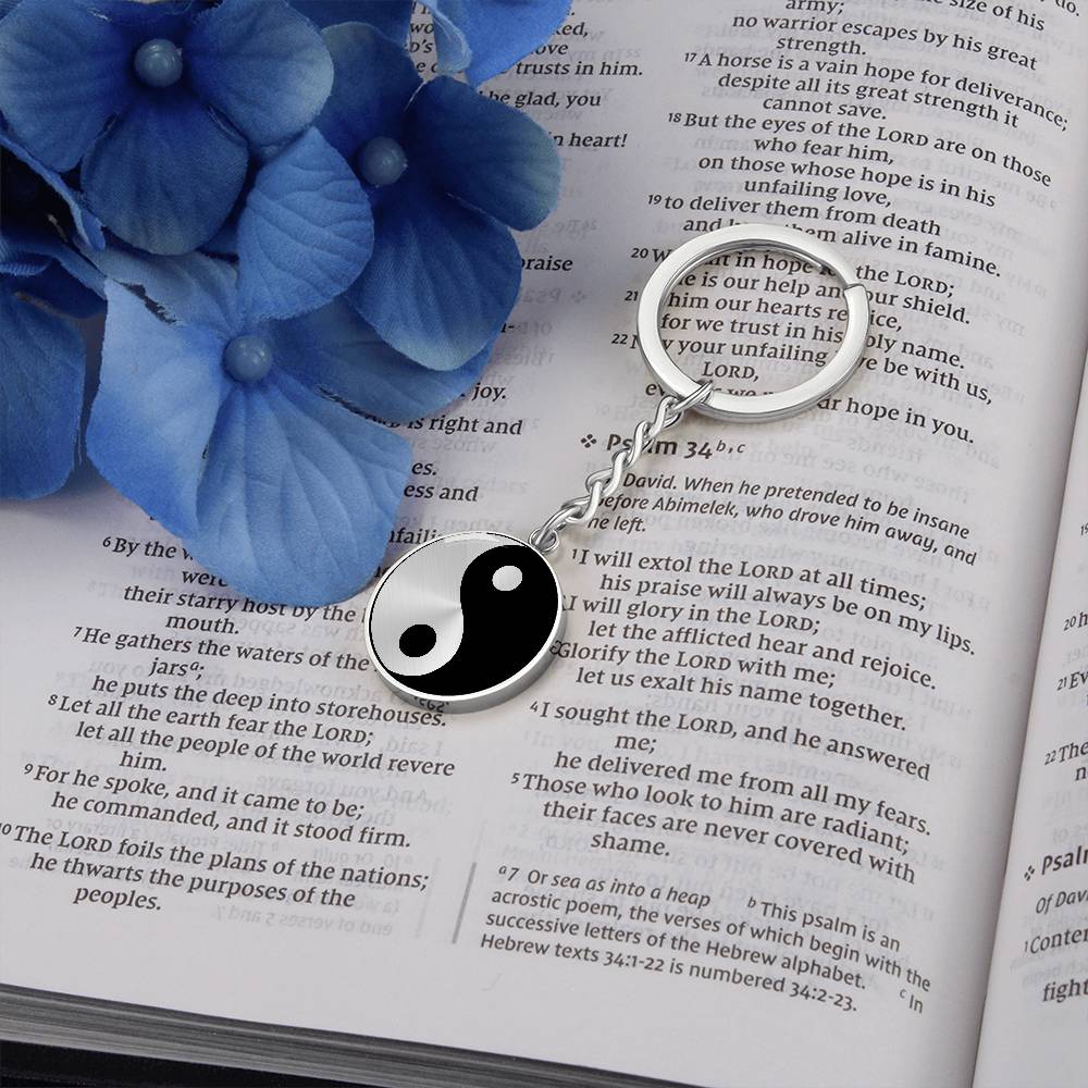 Yin Yang Keychain