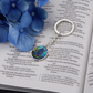 Larkspur Keychain