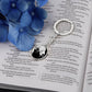 Cat Yin Yang Keychain