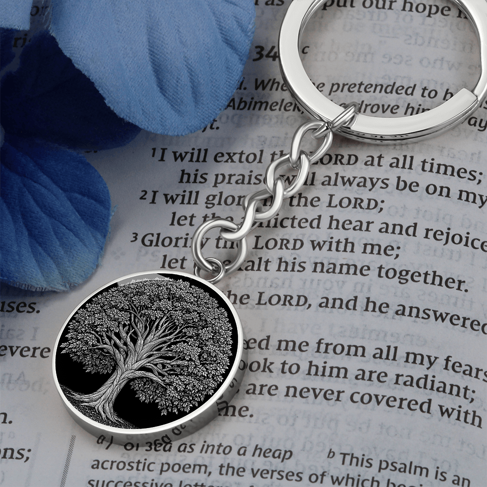 Oak Tree Keychain
