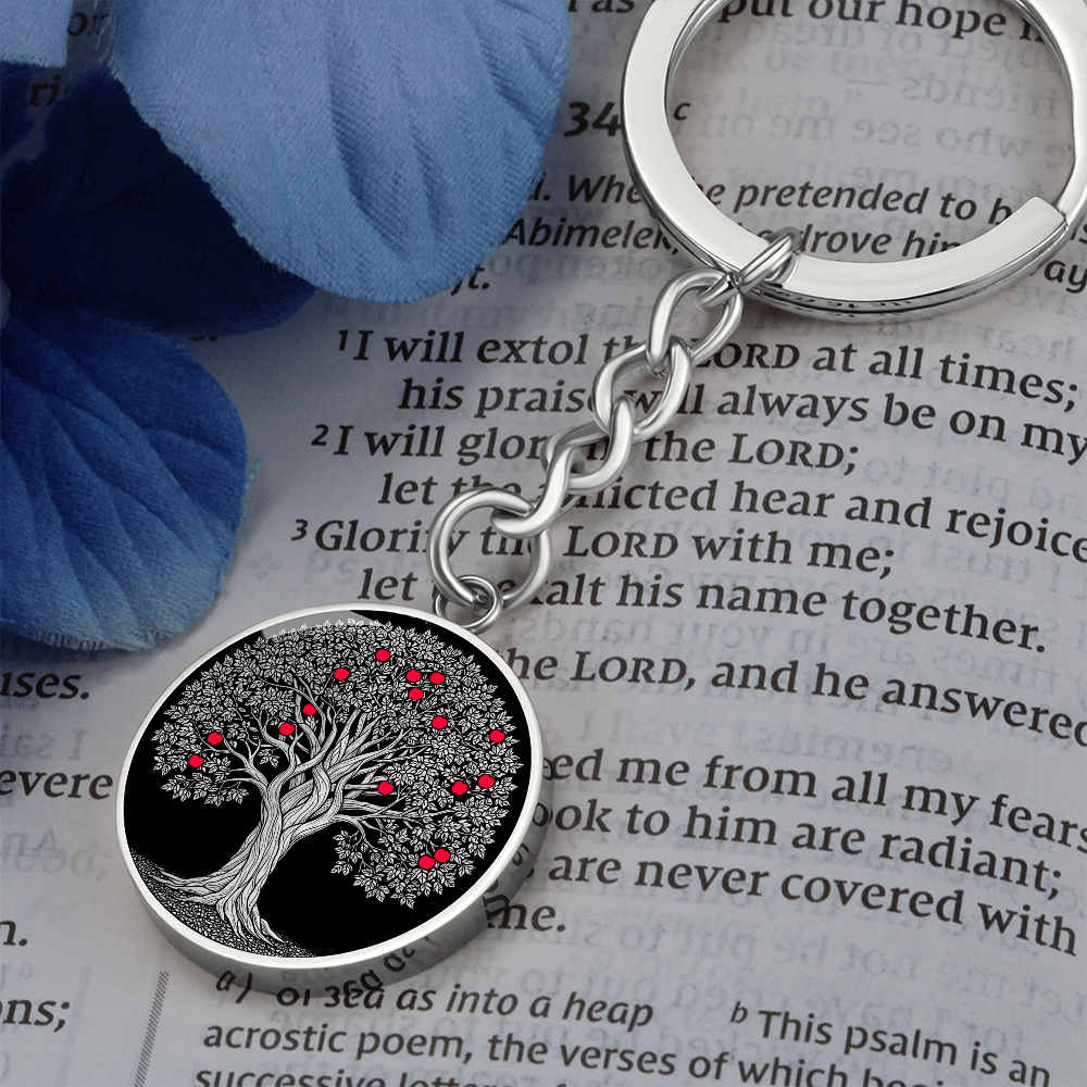 Apple Tree Keychain - Symbolic Jewelry