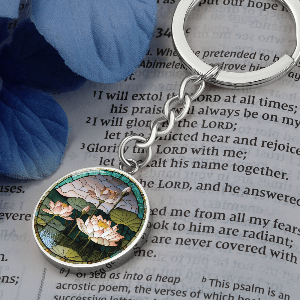 Water Lily Keychain
