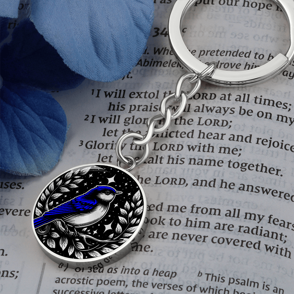 Bluebird Keychain
