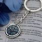 Compass Rose Keychain
