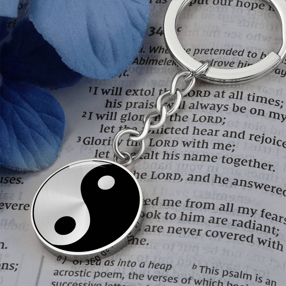 Yin Yang Keychain