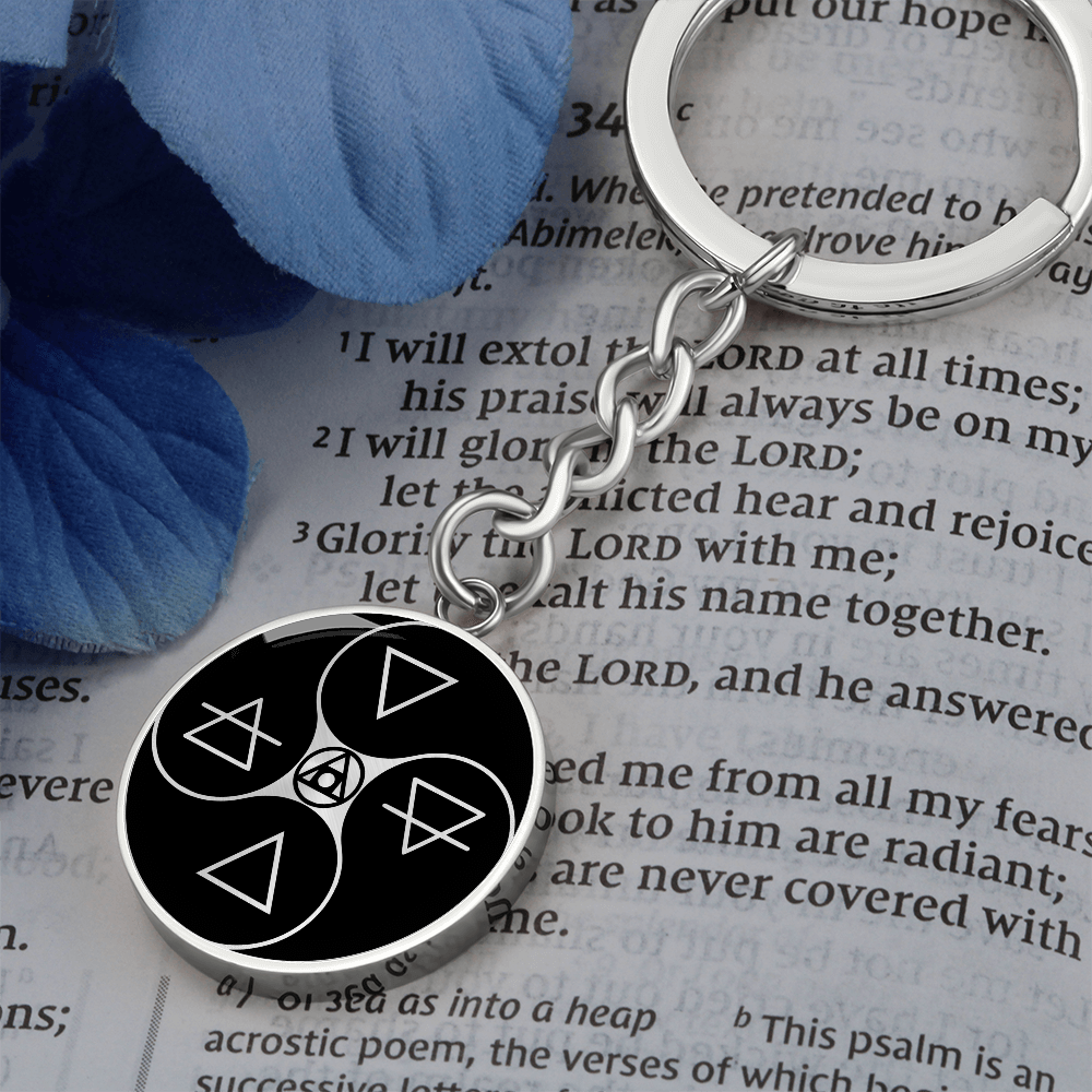 Alchemy Keychain - Philosopher's Stone Jewelry