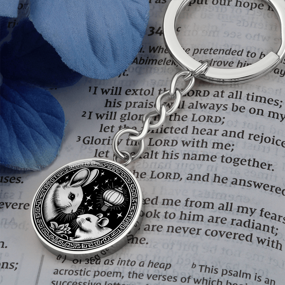 Rat & Rabbit Keychain