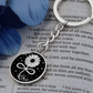 Infinity Daisy Keychain