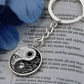 Sun and Moon Keychain