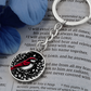 Red Bird Keychain - Wildlife Pendant Jewelry