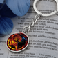 Fire Tiger Keychain