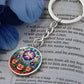 Halloween Morning Glory Keychain