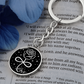 Infinity Rose Keychain