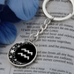 Aquarius Zodiac Keychain
