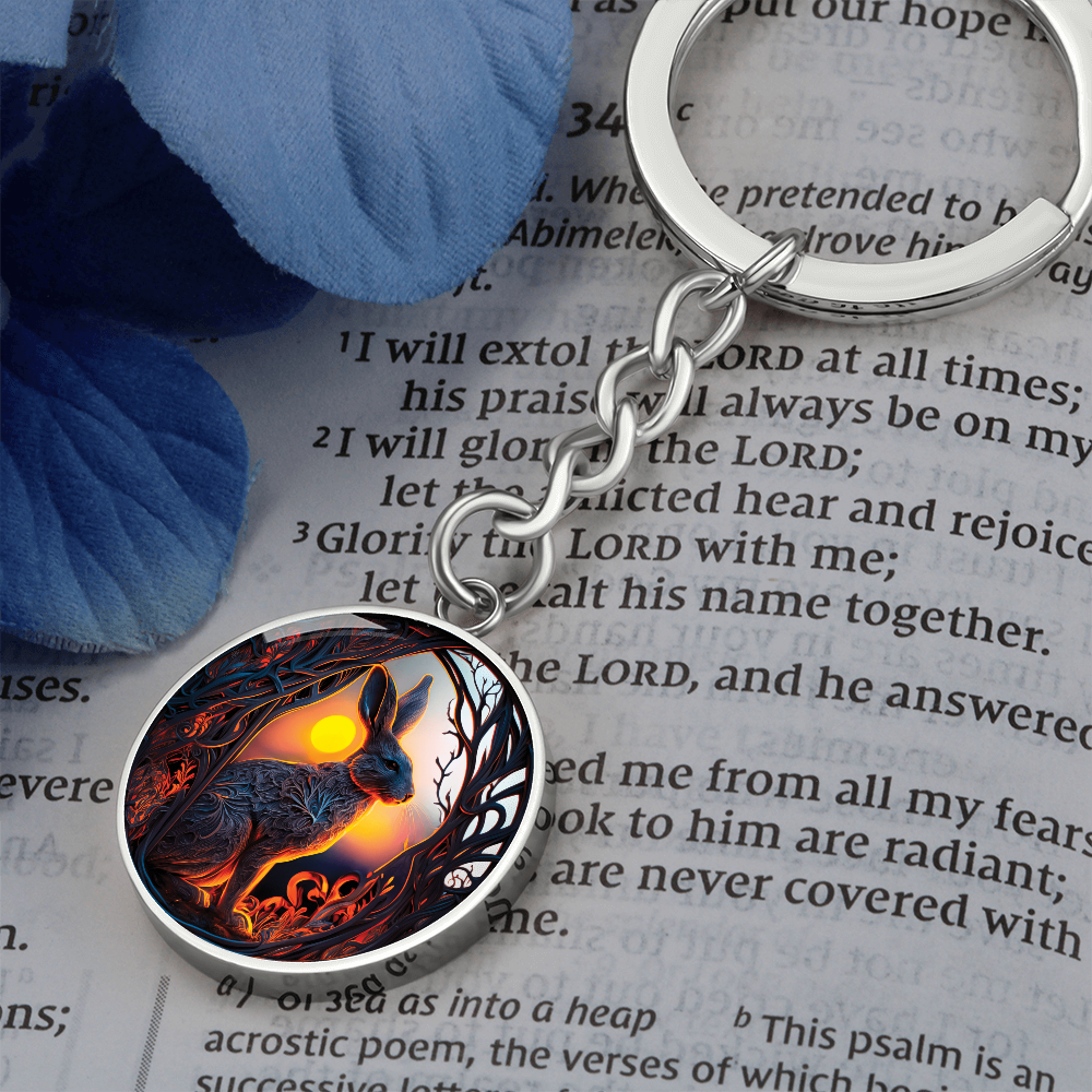 Rabbit Keychain - Chinese Zodiac Animal Pendant Jewelry