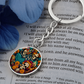 Day of the Dead Keychain - Día de los Muertos Pendant Jewelry