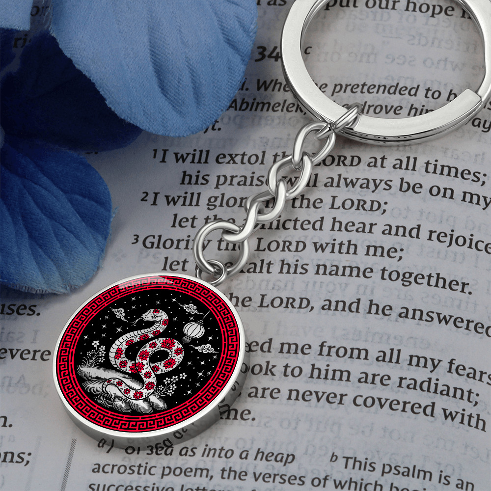 Snake Keychain - Chinese Zodiac Charm Pendant