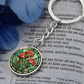 Carnation Keychain