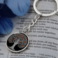 Orange Tree Keychain - Symbolic Charm Pendant Jewelry