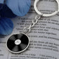 Custom Vinyl Record Keychain