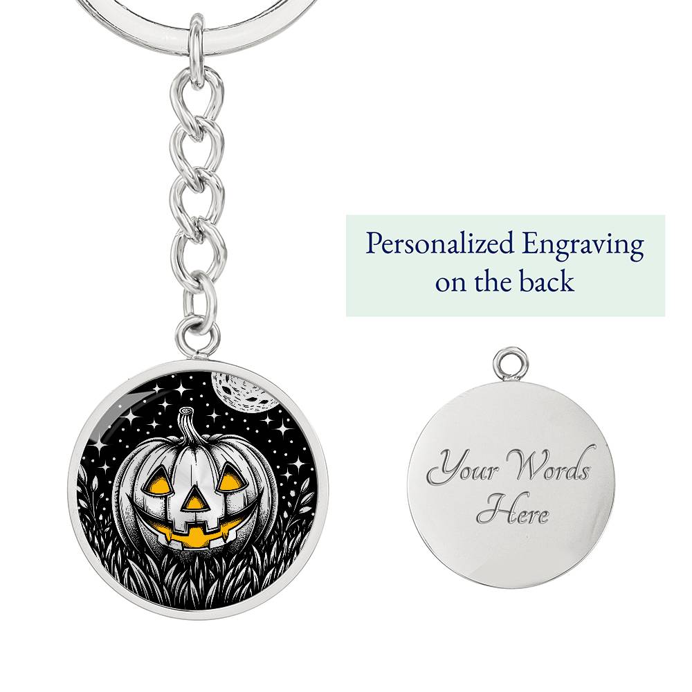 Jack O Lantern Keychain