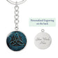 Celtic Triquetra Keychain