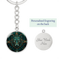 Celtic Wolf Keychain - Symbolizing Guardianship and Protection