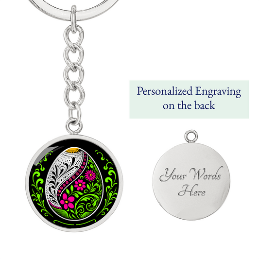 Easter Egg Keychain Pink