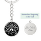 Medusa Pendant Keychain – Stainless Steel or 18K Gold