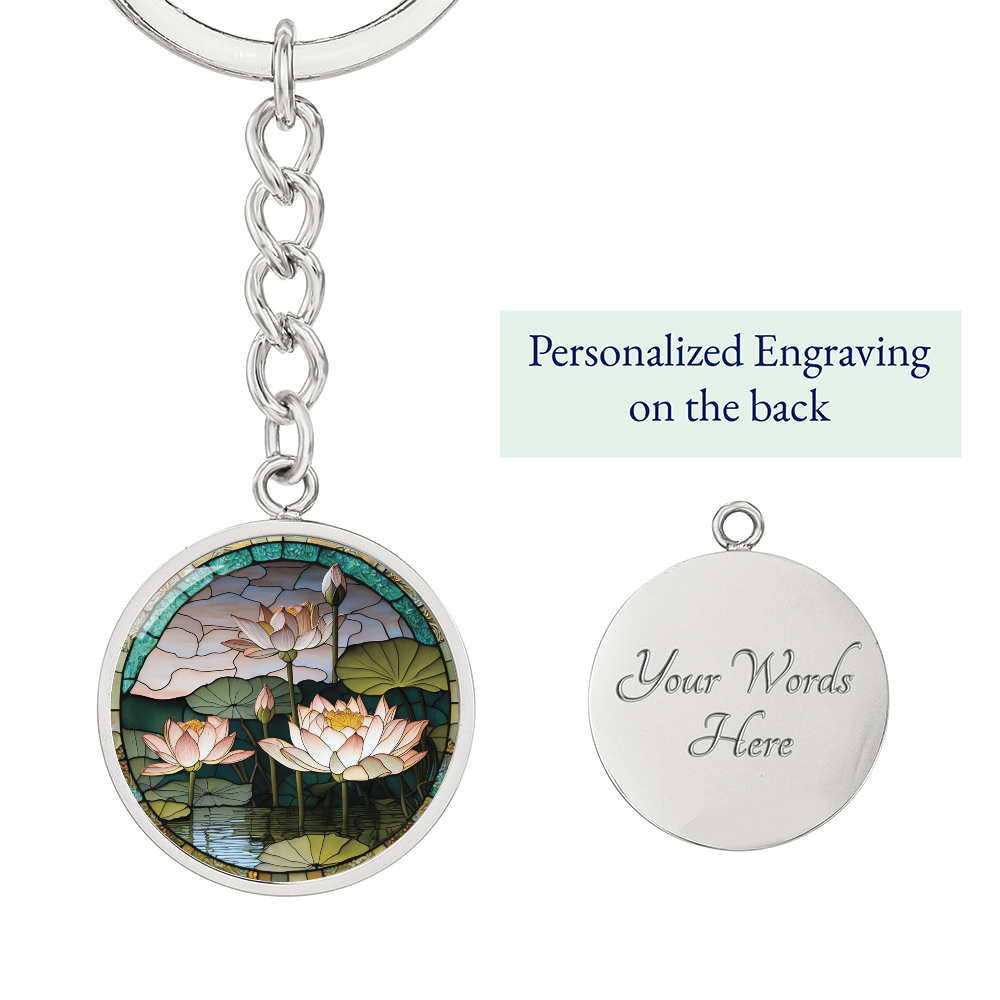 Water Lily Keychain
