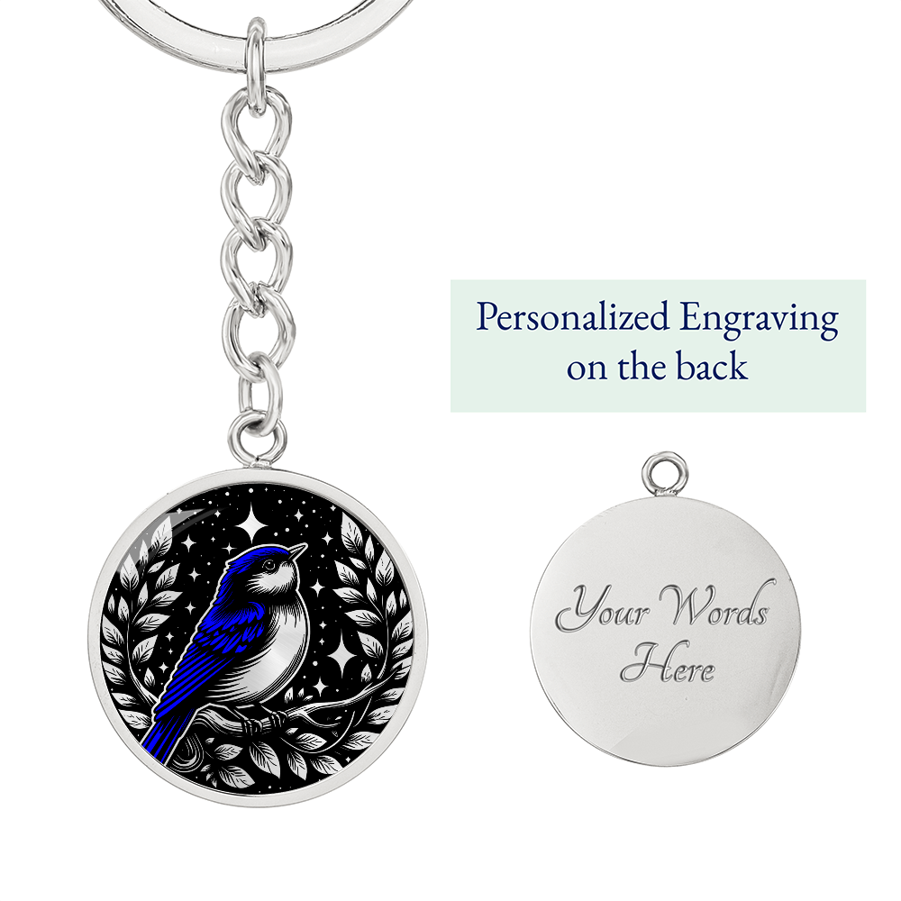 Bluebird Keychain