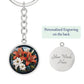 Tiger Lily Keychain