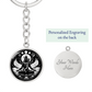 Lord Shiva Keychain - Balance Charm Pendant